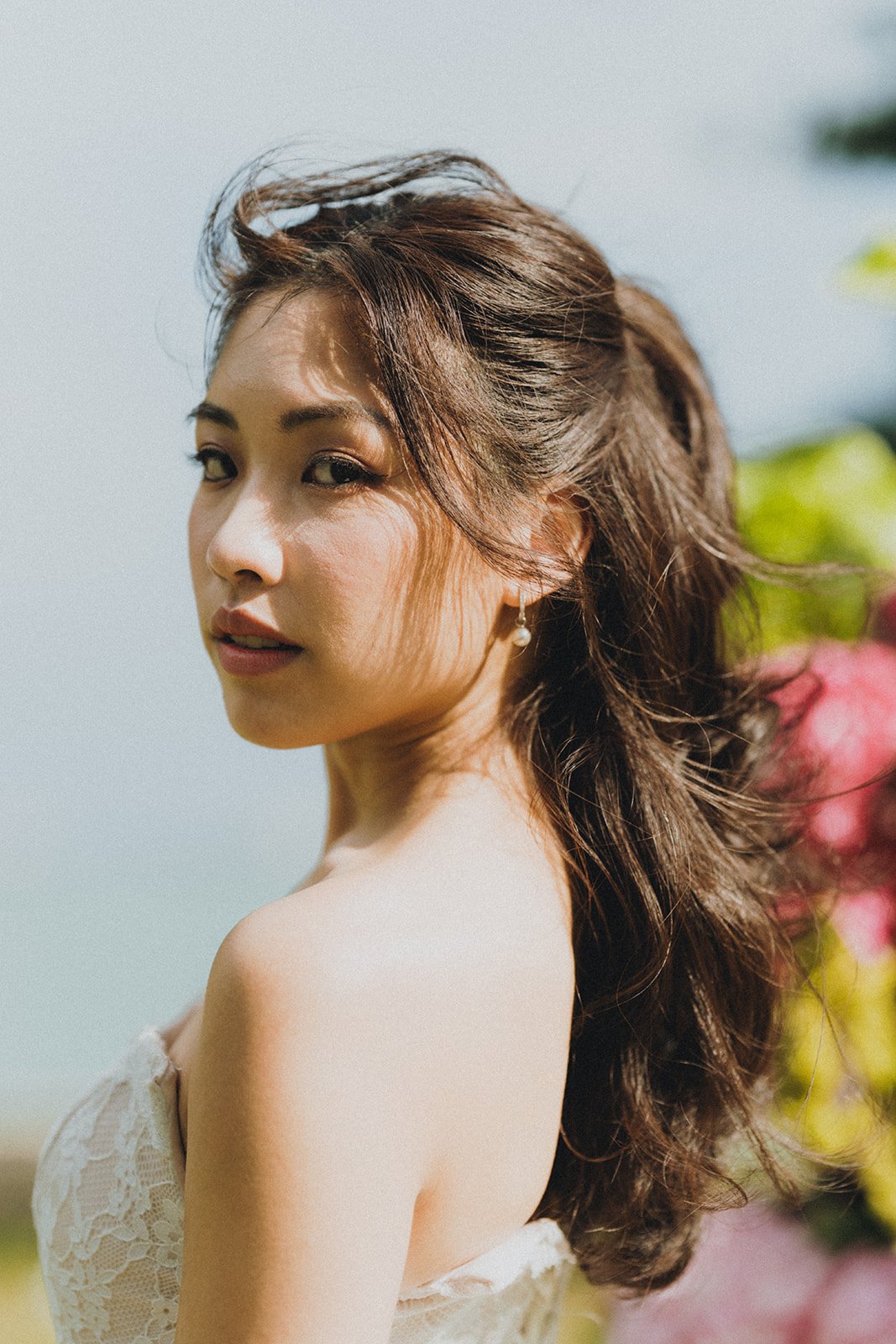 Wedding day makeup artist Singapore bridal look