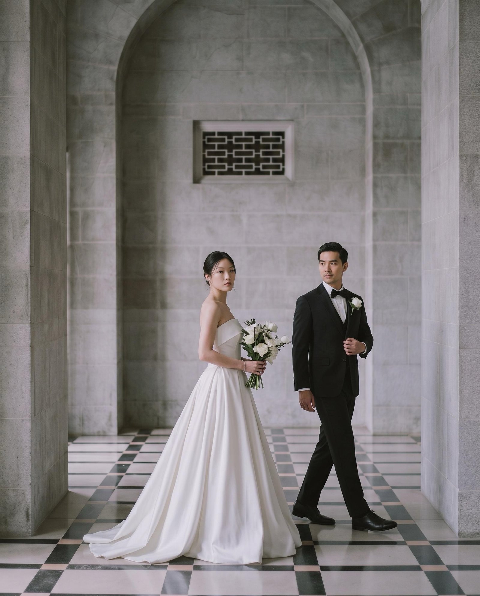 Wedding photography and videography packages in Singapore, bundled with your gown